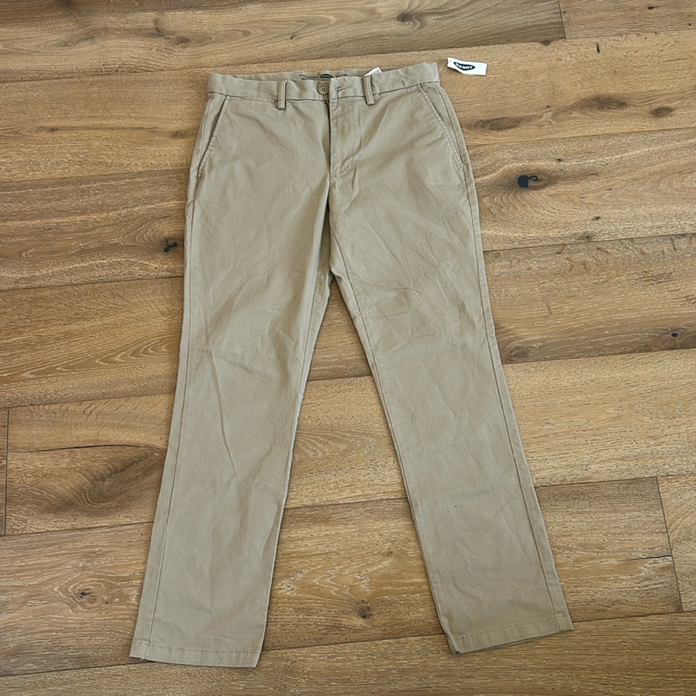 Old Navy Tan Chinos Straight Leg